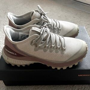Merrell Cream and Brown Shoes